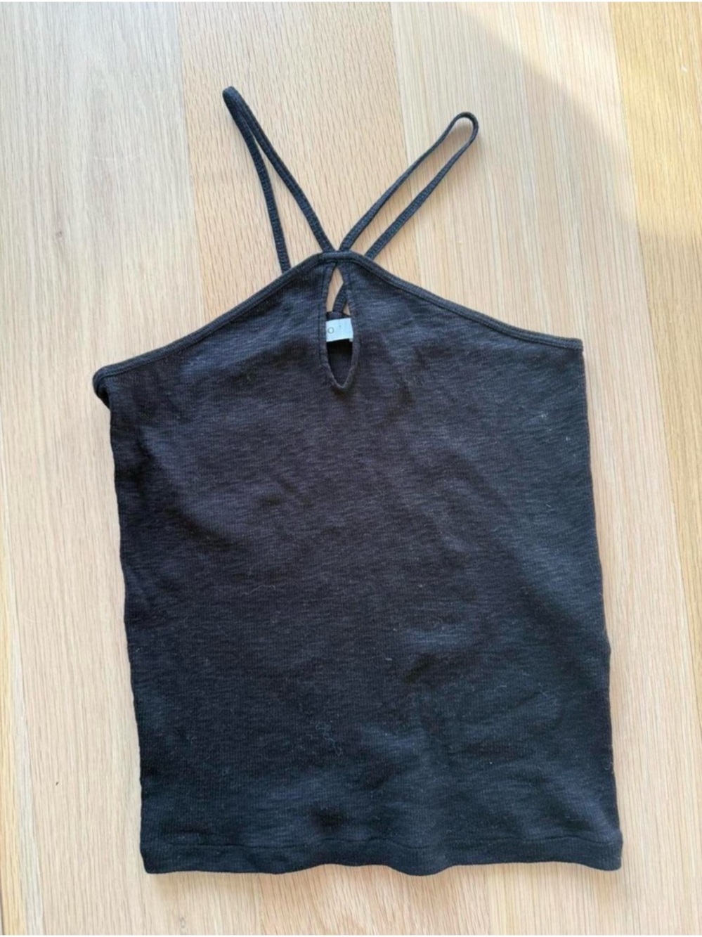 IRO Black Ribbed Tank